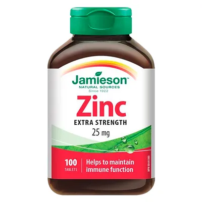 Jamieson Zinc Extra Strength - 25mg - 100s