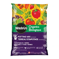 Miracle-Gro Organics Vegetables and Herbs Potting Mix - 28.3L