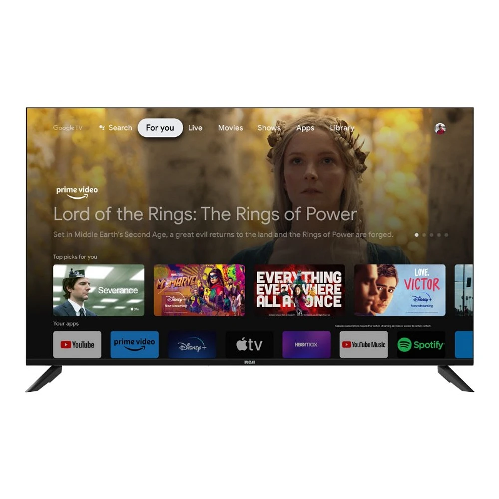 RCA 50-in LED 4K UHD Smart TV with Google TV - RTGU5070