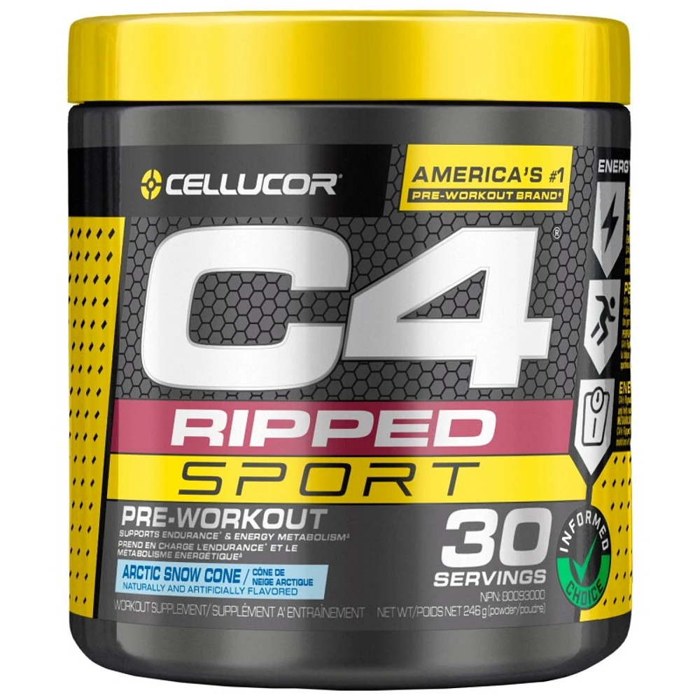 Nutrabolt C4 Ripped Sport Pre Workout - Arctic Snow - 225g