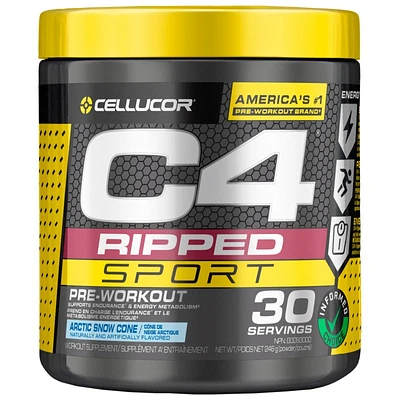 Nutrabolt C4 Ripped Sport Pre Workout - Arctic Snow - 225g