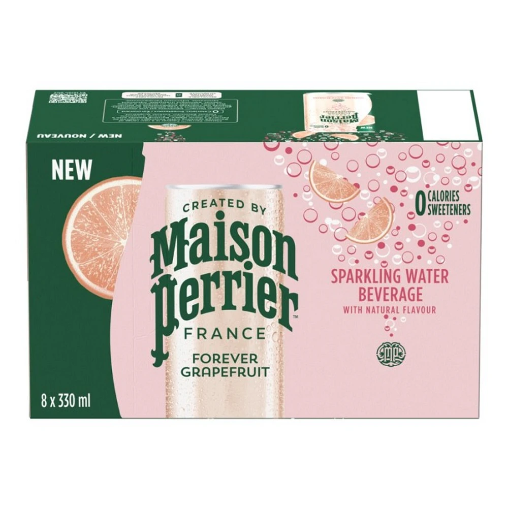 Maison Perrier Sparkling Water - Forever Grapefruit - 8 x 330ml