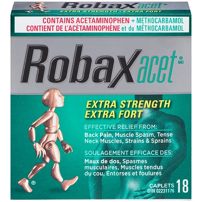 Robaxacet - Extra Strength - 18s