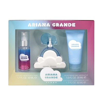 Ariana Grande Cloud Eau de Parfum, Body Mist and Body Souffle Gift Set - 3 piece