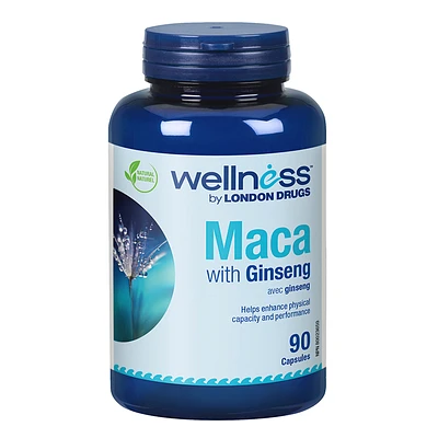 Wellness by London Drugs Maca with Ginseng - 90s