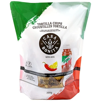 Casa Bonita Tortilla Chips - Chili and Lime - 300g