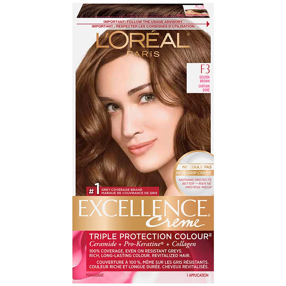 L'Oreal Excellence Creme - F3 Golden Brown