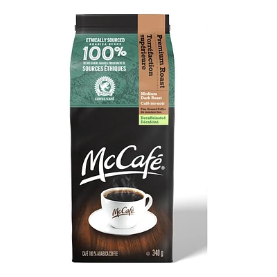 McCafe Premium Medium Dark Roast Decaf Ground Coffee - 340g