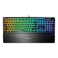 SteelSeries Apex 3 Water Resistant Gaming Keyboard - Black - 64795