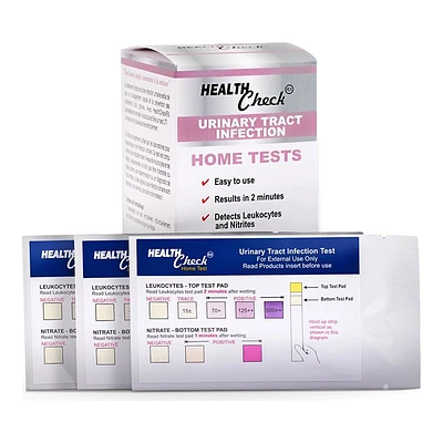 Health Check Rx Urinary Tract Infection Test Strips - 3's