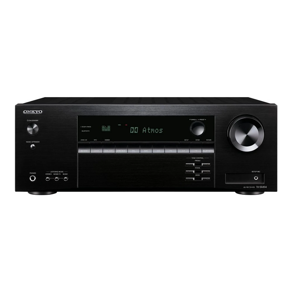 Onkyo 7.2-Сhannel 4K HDR AV Receiver - Black - TXSR494