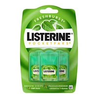 Listerine PocketPaks Breath Strips - 3 x 24's