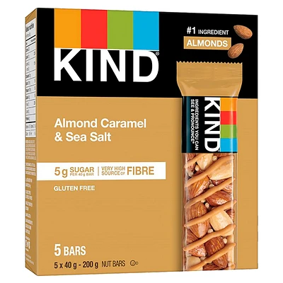 Kind Nut Bars - Almond Caramel & Sea Salt - 5x40g