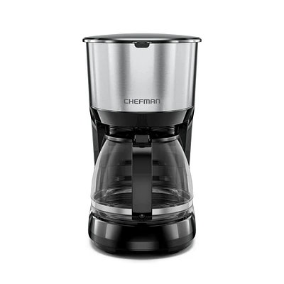 Chefman Coffee Maker - Black/Stainless Steel - RJ14-10-SS-CA