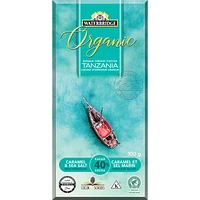 Waterbridge Organic Milk Chocolate Caramel & Sea Salt - 100g