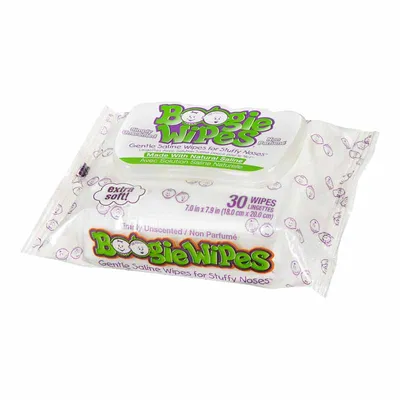 Boogie Wipes - Unscented - 30's