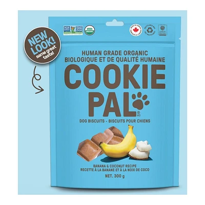 Cookie Pal Dog Biscuits - Banana & Coconut - 300g