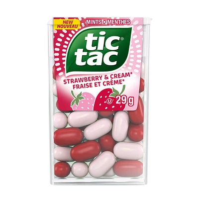 Tic Tac Mints - Strawberry and Cream - 29g