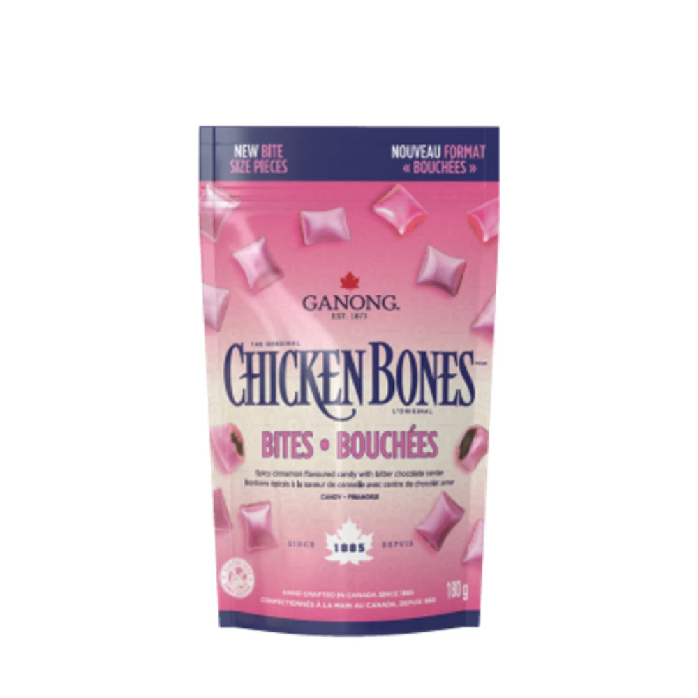 Ganong Chicken Bones Bites - Chocolate - 180g