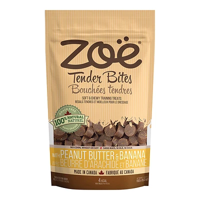 Zoe Tender Bites Dog Treats - Peanut Butter Banana - 150g