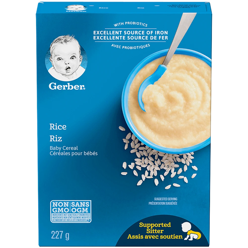 Gerber Baby Cereal with Milk - Rice - 227g