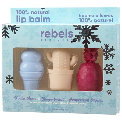 Rebels Refinery Lip Balm Holiday Winter Set - 3pce