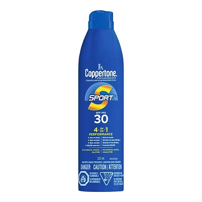 Coppertone SPORT Sunscreen Spray - SPF 30 - 222ml