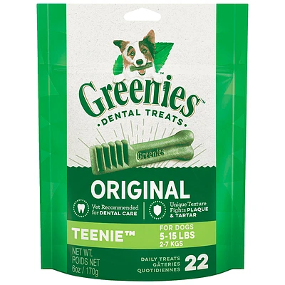 Greenies Teenie Dog Dental Treats - Regular - 6oz