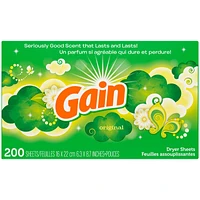 Gain Dryer Sheets Original - 200s