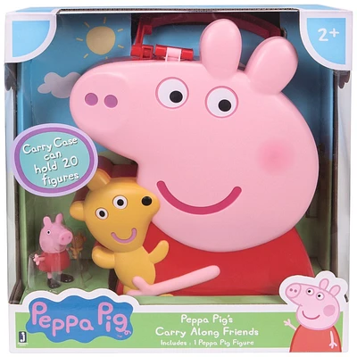 Peppa Pig Carry case with 1 Fig - Pink