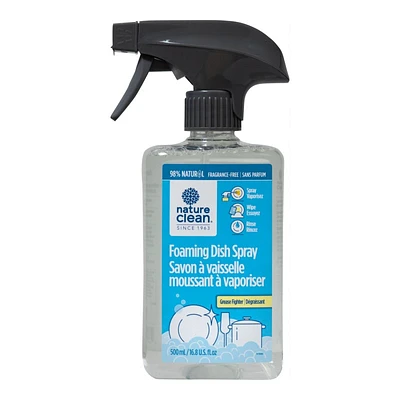 Nature Clean Foaming Dish Spray - 500ml