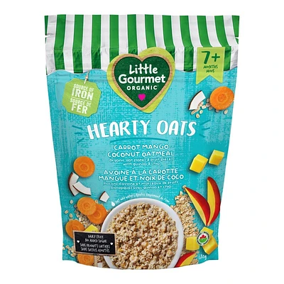 Baby Gourmet Hearty Bowls Baby Cereal - Carrot Mango Coconut Oatmeal - 180g