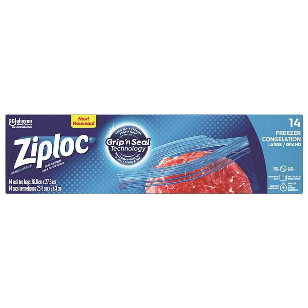Ziploc Freeze Guard Bags - Large - 14s