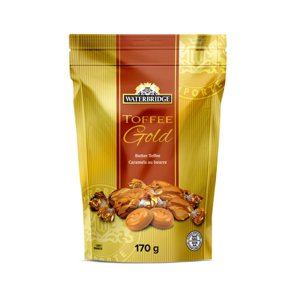 Waterbridge Toffee Gold Candy - Butter Caramel - 170g