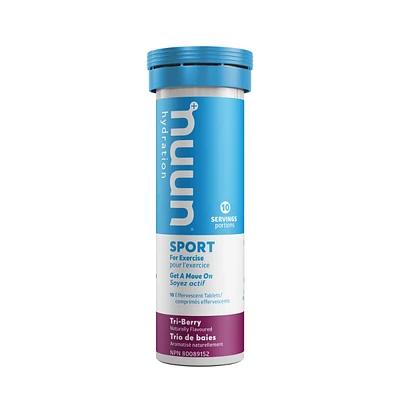 Nuun Hydration Sport Electrolyte Supplement - Tri-Berry - 10s