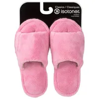 Isotoner Open Toe Slide On Slipper