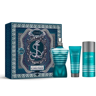 Jean Paul Gaultier Le Male Eau de Toilette Gift Set - 3 piece