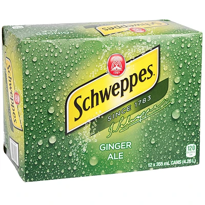 Schweppes Ginger Ale - 12 pack