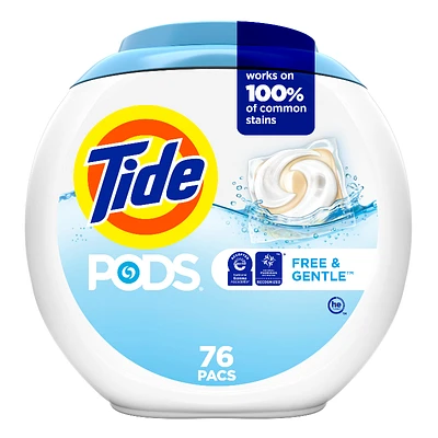 Tide PODS-free and Gentle HE Turbo Laundry Detergent - 76s