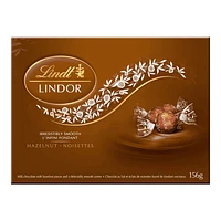 Lindt LINDOR Milk Chocolate Truffles - Hazelnut - 156g