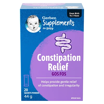 GERBER Supplements for Baby Constipation Relief - 20s