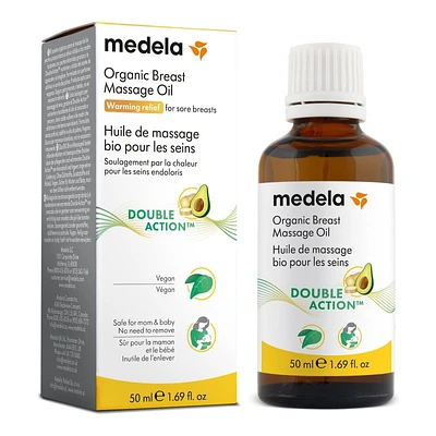 Medela Double Action Organic Breast Massage Oil - 50ml