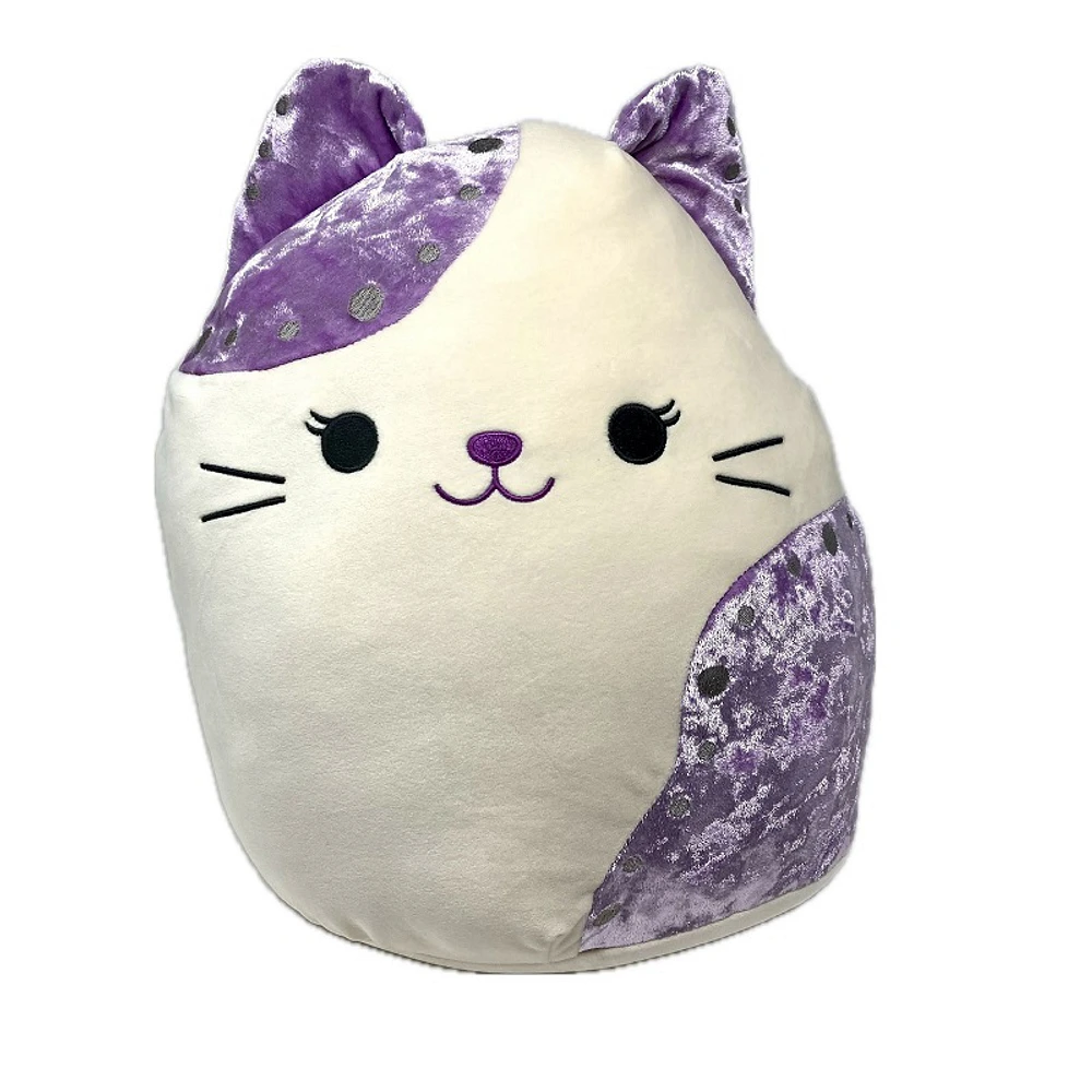 Squishmallows Stuffed Velvet Plush Toy - Rune Cat - 12 Inch