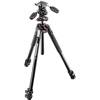 Manfrotto MT190XPRO3 Tripod + MHXPRO 3-Way Head - MK190XP33W