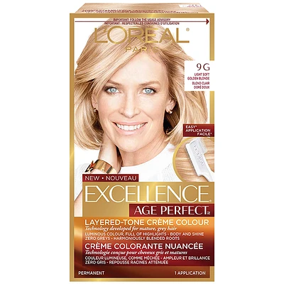 L'Oreal Excellence Age Perfect Creme Colour - 9G Light Soft Golden Blonde