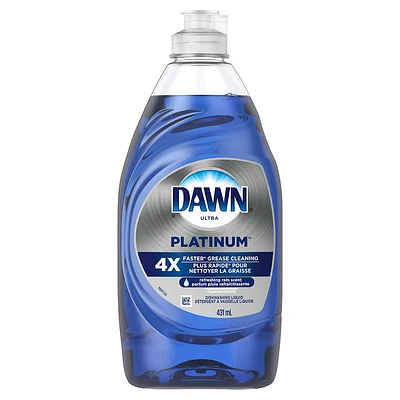 Dawn Ultra Platinum 4X Dishwashing Liquid - Refreshing Rain - 431ml