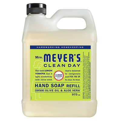 Mrs. Meyer's Clean Day Hand Soap Refill - Lemon Verbena - 975ml