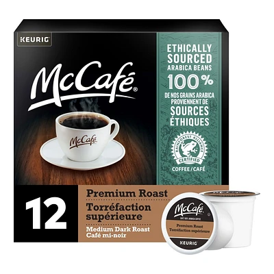 McCafe Premium Roast Roast K-Cup Coffee Pods - 12's