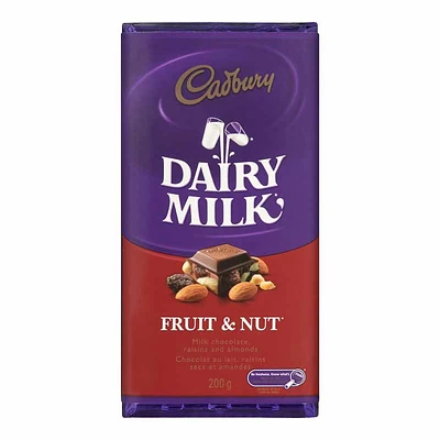 Cadbury Fruit and Nut Bar - 200g