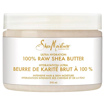 SheaMoisture 100% Raw Shea Butter Hair & Skin Moisture - 310ml